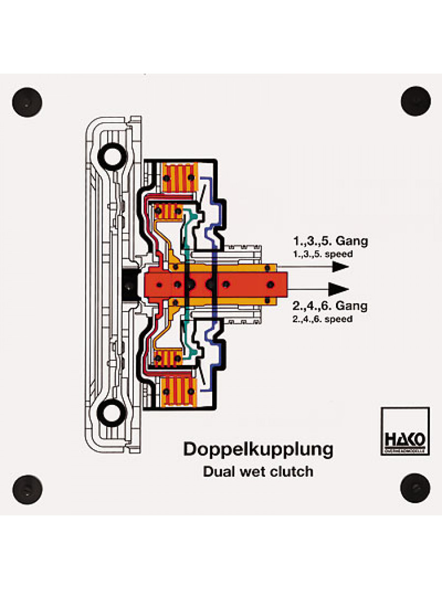 Dual wet clutch