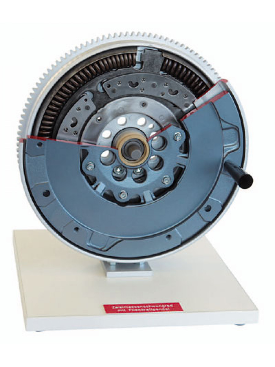 Dual-mass flywheel with centrifugal pendulum-type absorber