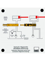 Directional valves (schematic and drawing)