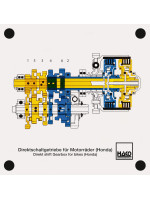 Direct shift transmission for motorbikes (Honda)